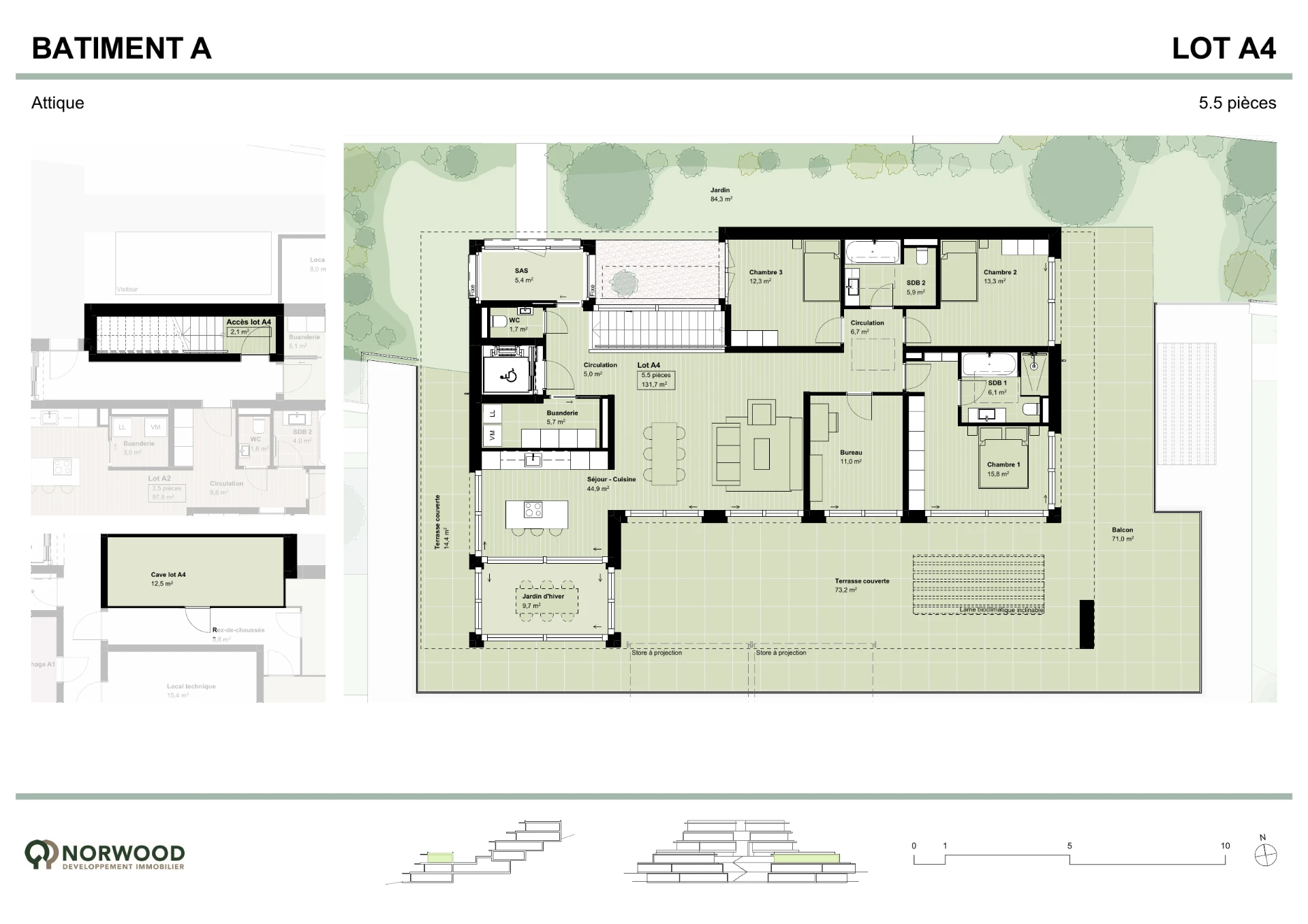 Plan du lot A4